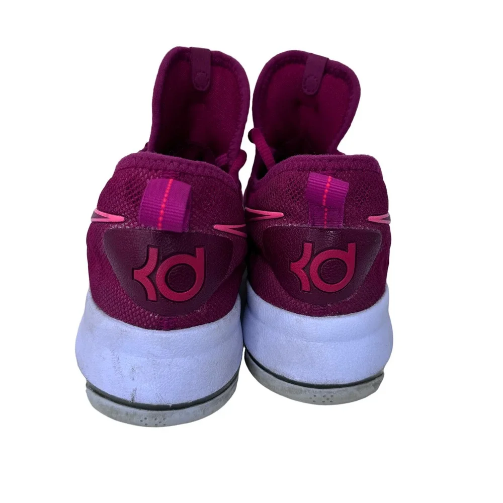 Nike‎ Zoom KD 9 GS Sneakers 855908-666 University Red/Palest Purple Size 7Y